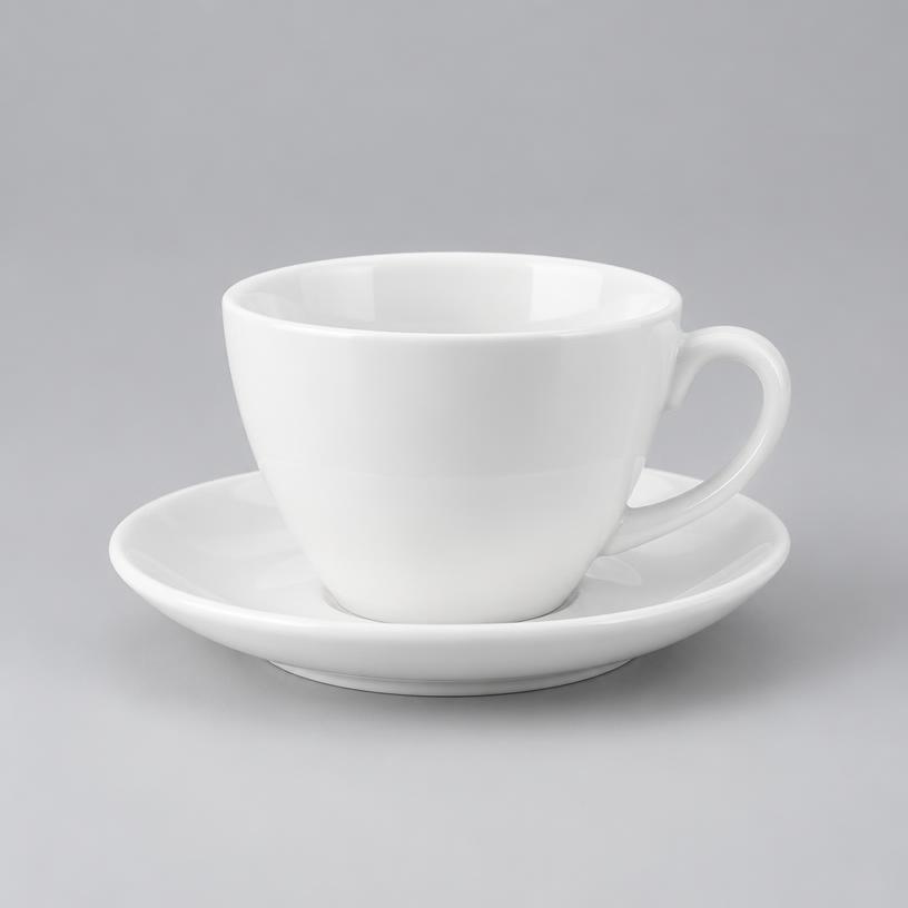 Barista cup and saucer